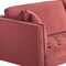 Armen Living Lenox Pink Velvet Modern Sofa with Brass Legs LCLN3PNK - alternate 6
